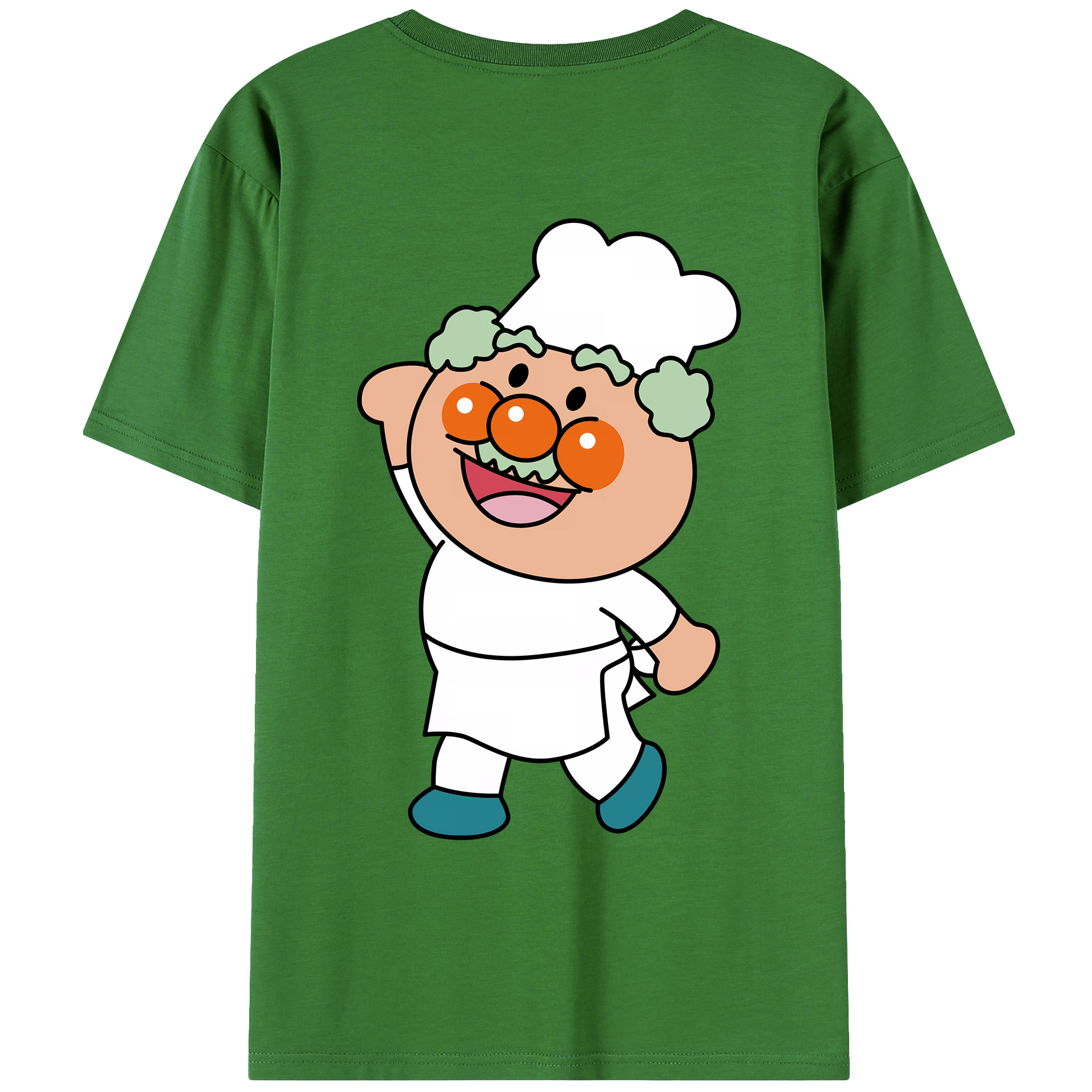 （画像用） アンパンマン Anpanman レディース半袖Tシャツ(バックプリント)